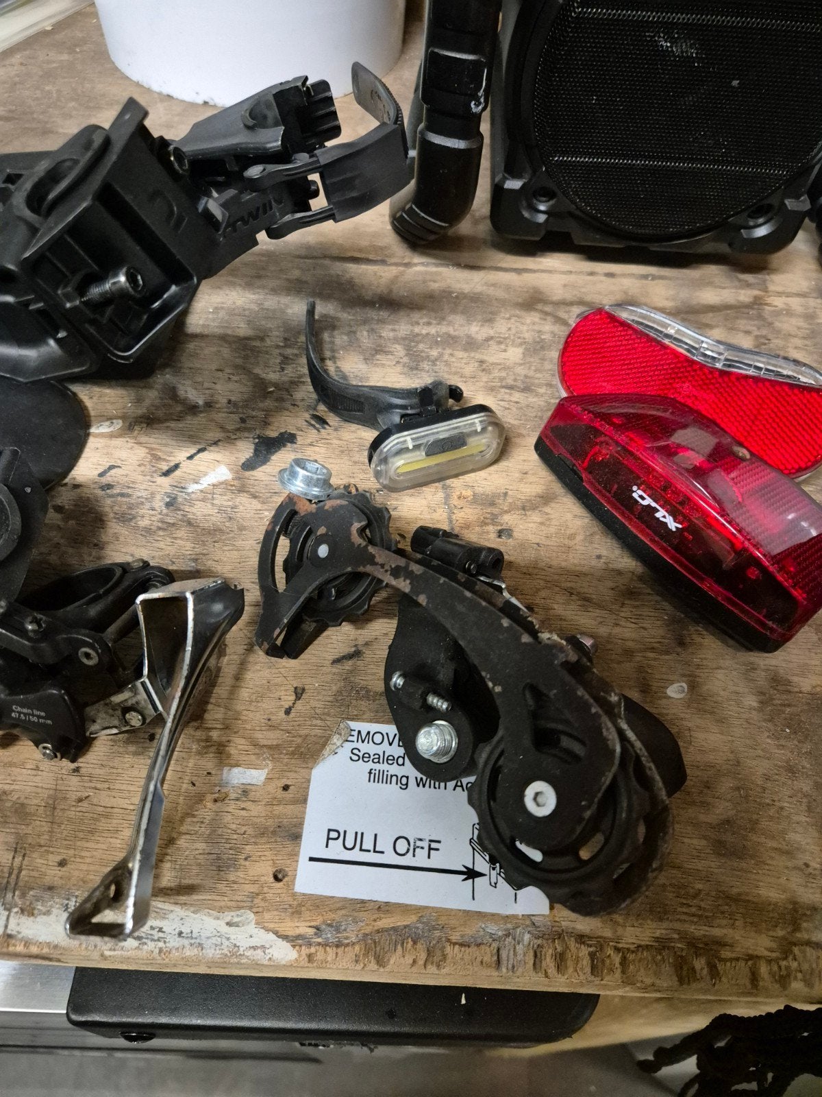 Diverse fiets onderdelen, Fietsen en Brommers, Gebruikt, Rockrider Decathlon, Staal, Ophalen of Verzenden