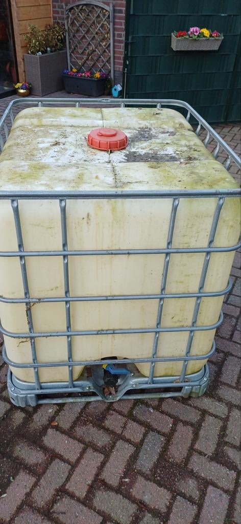 Ibc container 1000 liter, Doe-het-zelf en Verbouw, Ophalen of Verzenden