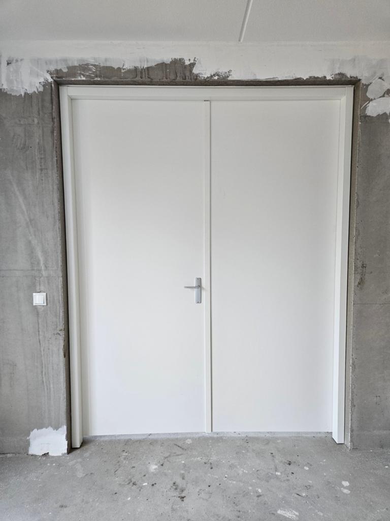 Nieuwe witte binnendeuren met kozijn, Doe-het-zelf en Verbouw, Deuren en Horren, Ophalen, 80 tot 100 cm, Binnendeur, Nieuw