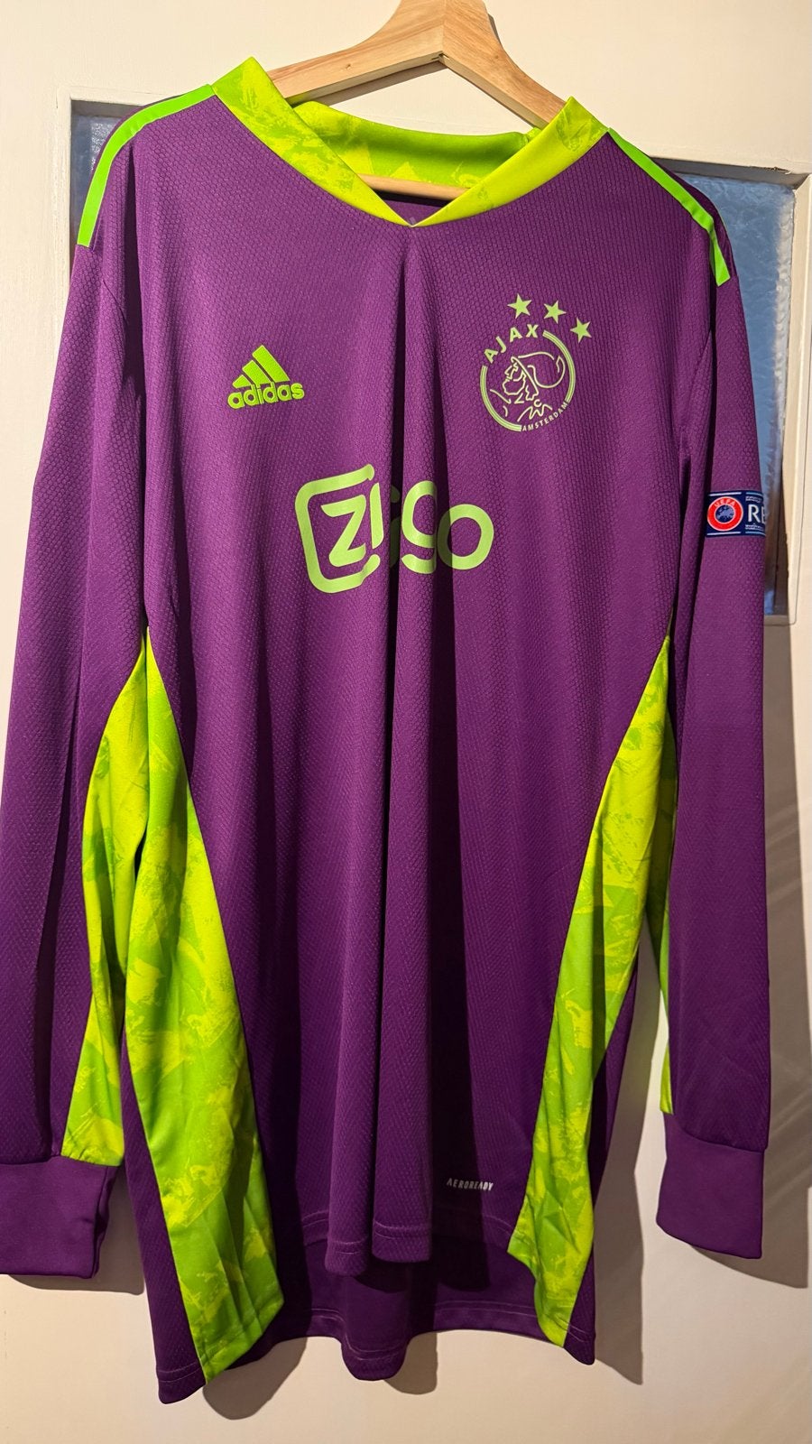 Ajax matchworn Stekelenburg Keepershirt, Ophalen of Verzenden, Zo goed als nieuw, Ajax, Overige typen