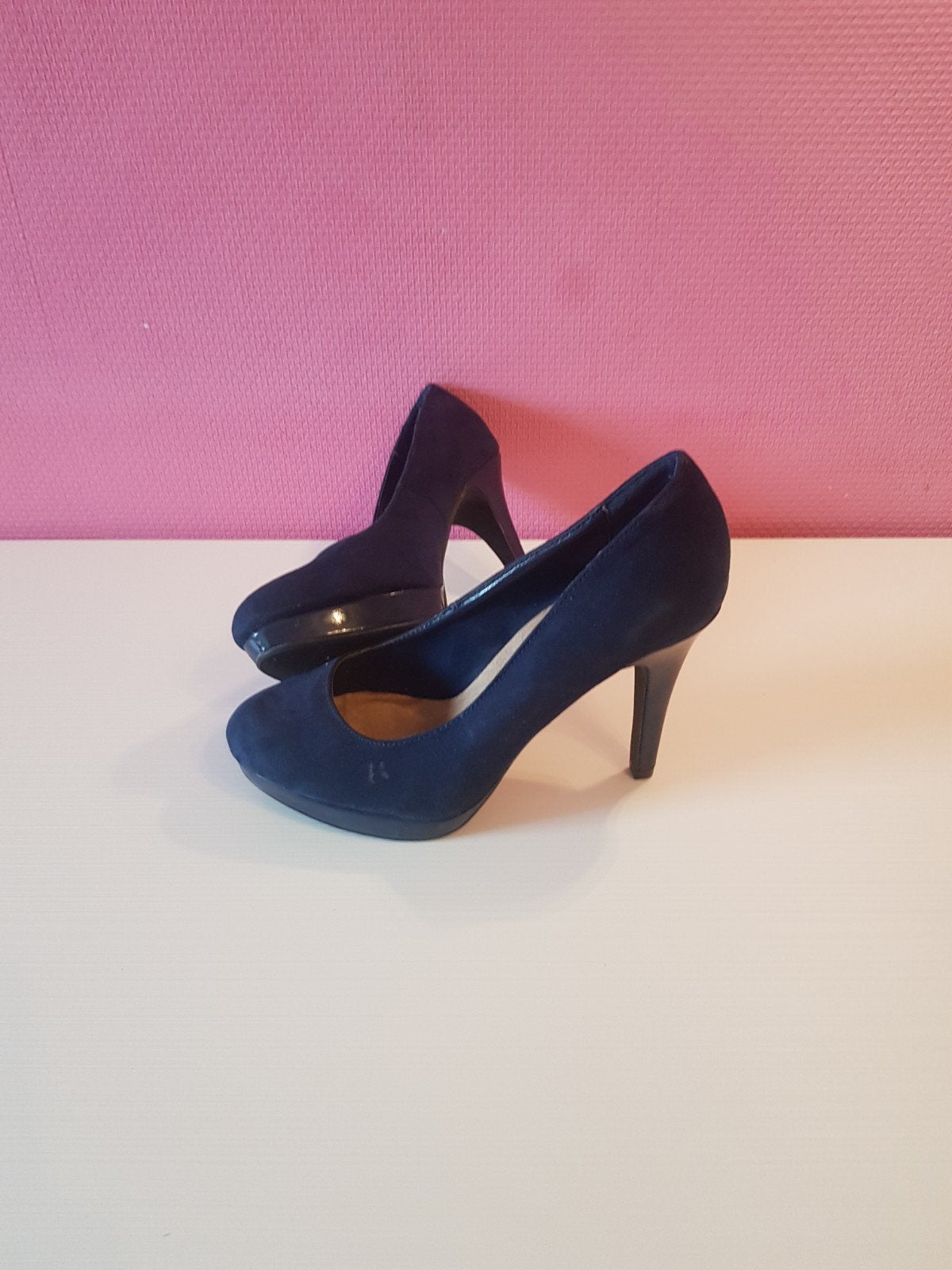 Hakken van New Look, maat 38, Blauw, New Look, Ophalen of Verzenden, Schoenen met hoge hakken