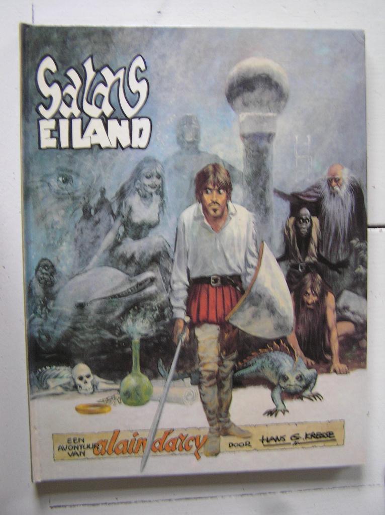 Satanseiland. Door Hans G. Kresse. HC, Boeken, Eén stripboek, Ophalen of Verzenden, Zo goed als nieuw