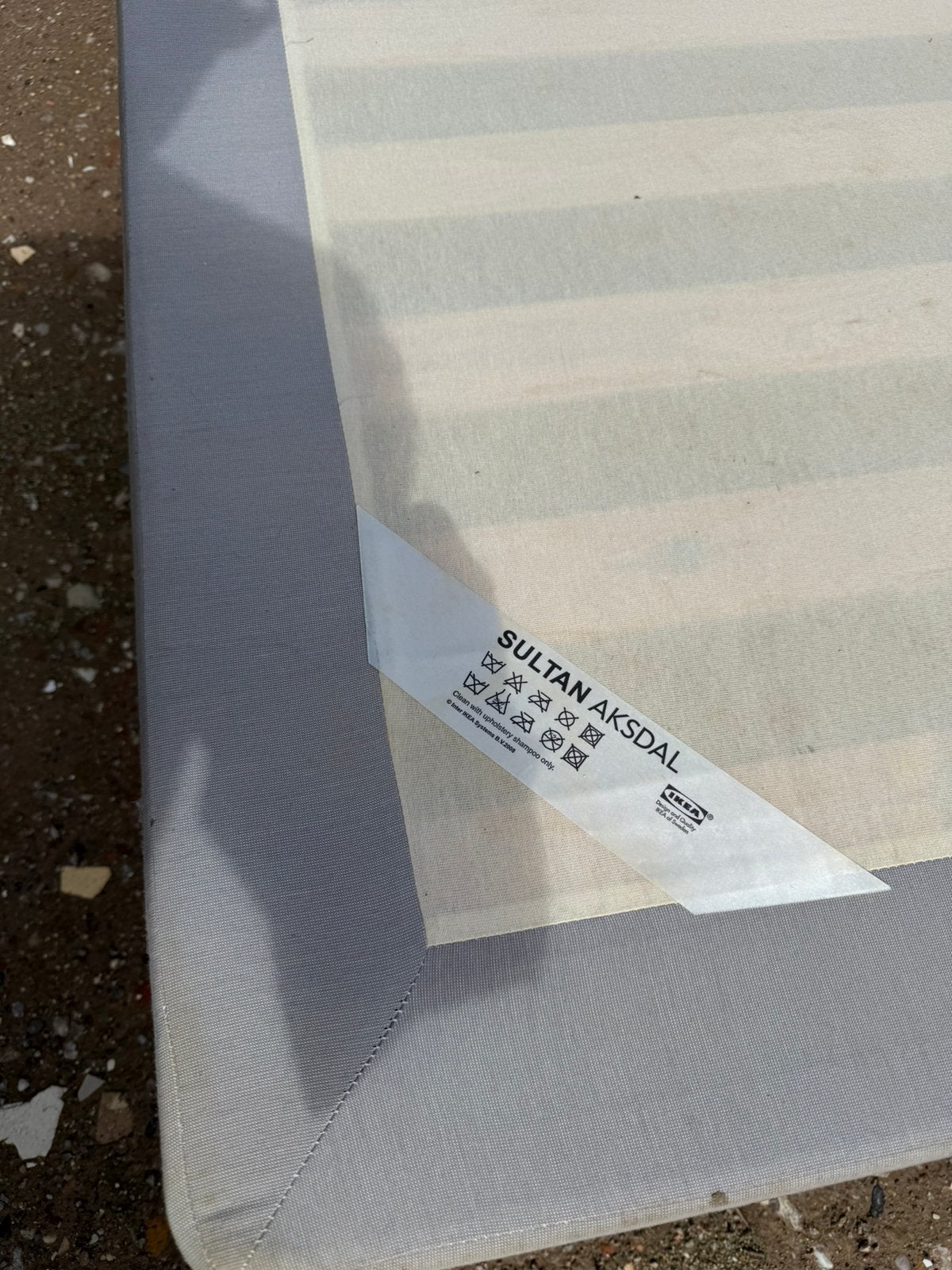 Bed met matras, Ophalen, Gebruikt, Eenpersoons, Blauw
