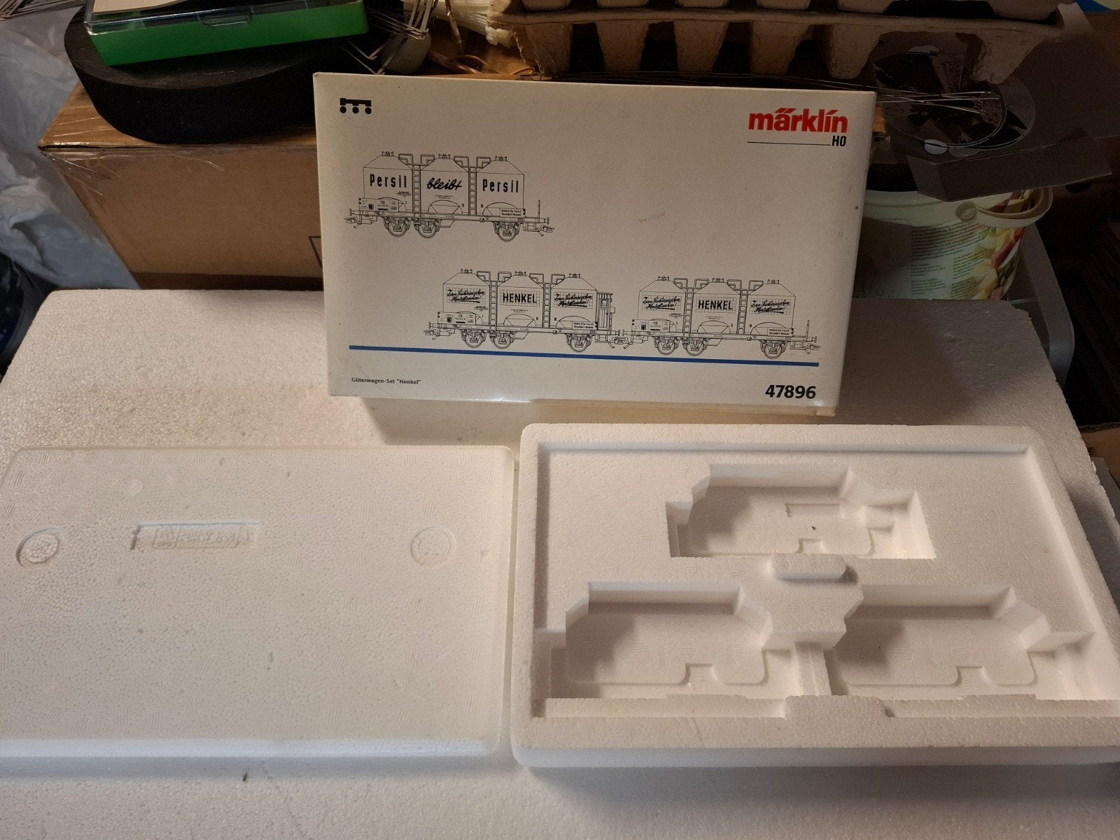 Marklin lege set doos 47896, Wisselstroom, Gebruikt, Wagon, Ophalen of Verzenden