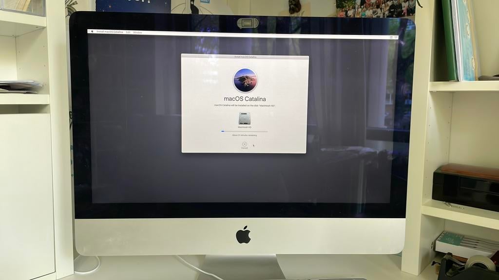 21,5 inch iMac, Computers en Software, Apple Desktops, Gebruikt, iMac, 3 tot 4 Ghz, 16 GB, Ophalen