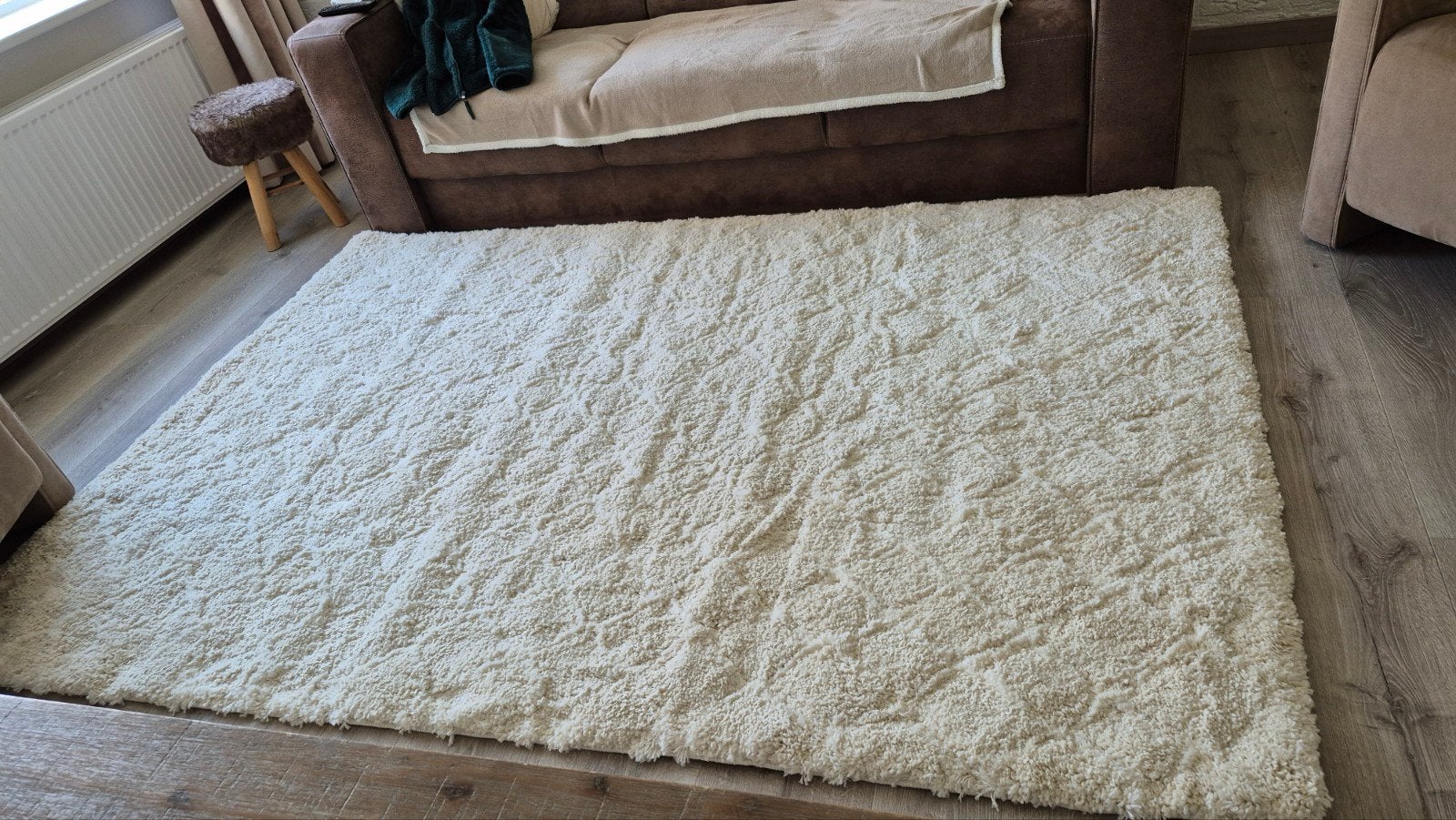 vloerkleed, Ophalen, Wit, 150 tot 200 cm, Rechthoekig