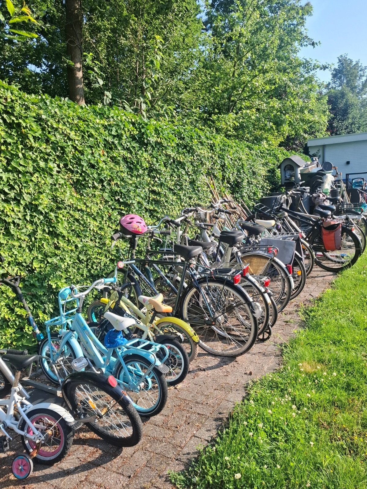 Grote partij fietsen van o.a Gazelle, Giant, Ophalen, Gebruikt
