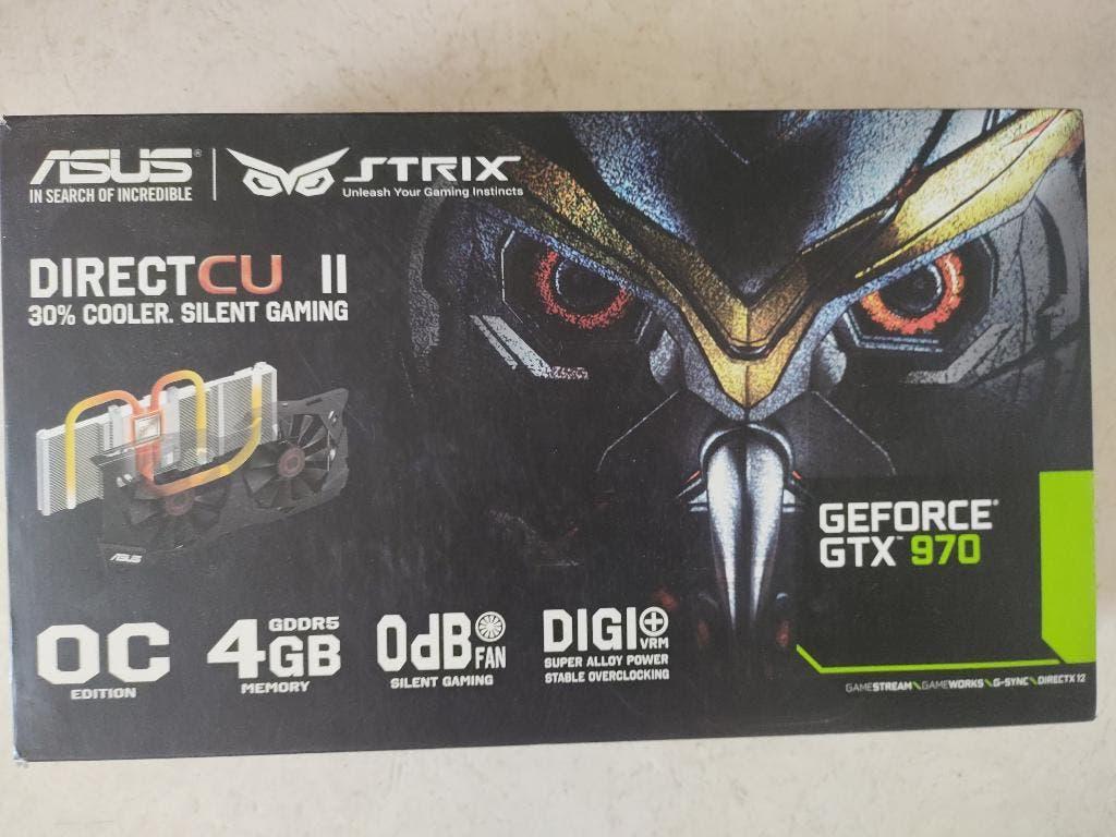 Lege doos voor een Asus geforce GTX 970 strix videokaart, Ophalen of Verzenden, Zo goed als nieuw