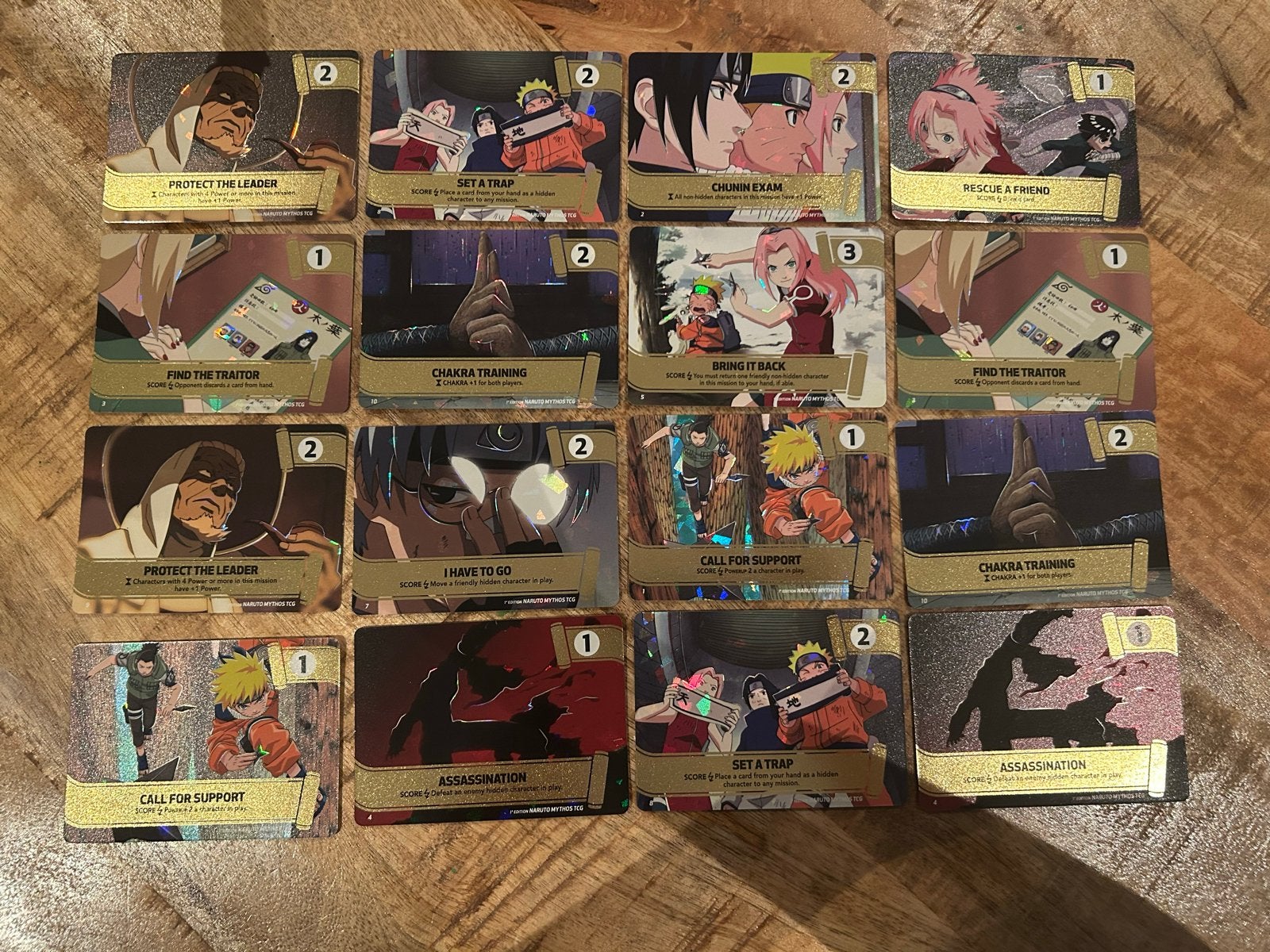 Naruto 1st Edition Kaarten - Pack Fresh Collectie, Ophalen of Verzenden, Zo goed als nieuw, Meerdere kaarten
