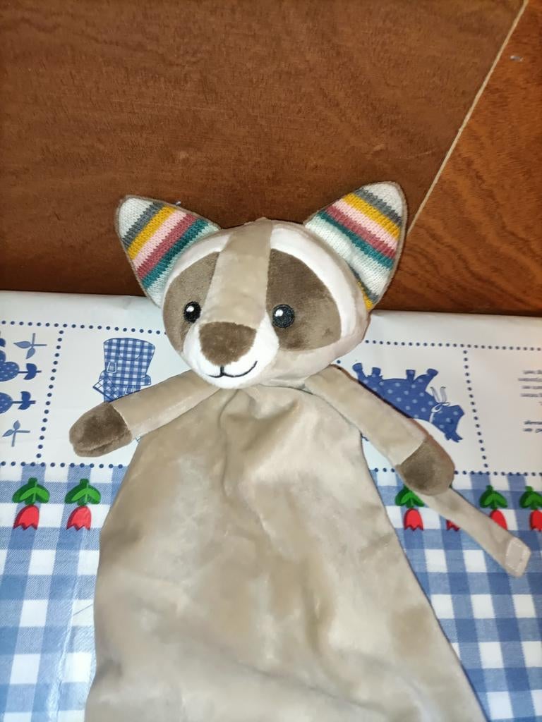 Robin de wasbeer knuffeldoek ZONDER hartslag Zazu kids, Ophalen of Verzenden, Zo goed als nieuw, Overige typen