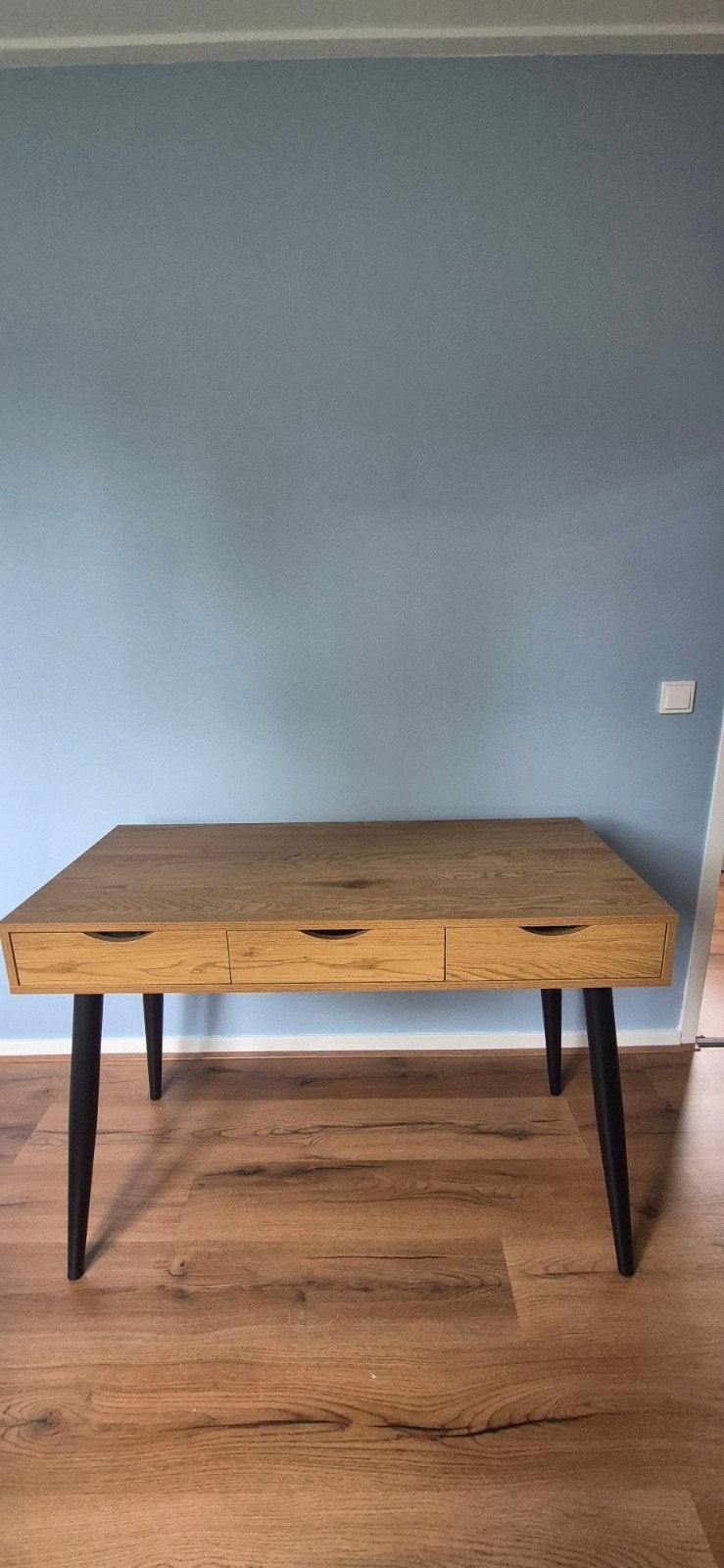 Bureau met lades (110x50cm), Ophalen, Gebruikt, 110 cm, Met lades