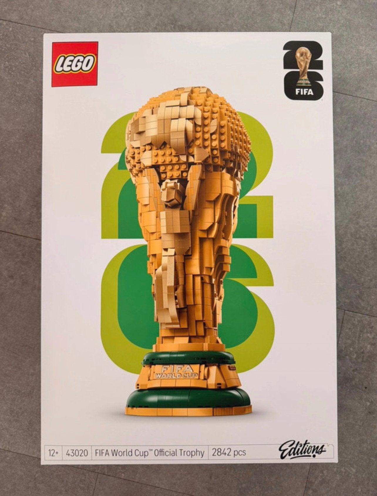 LEGO 43020 FIFA World Cup Official Trophy – Nieuw & geseald, Kinderen en Baby's, Overige thema's, Lego, Ophalen of Verzenden, Zo goed als nieuw