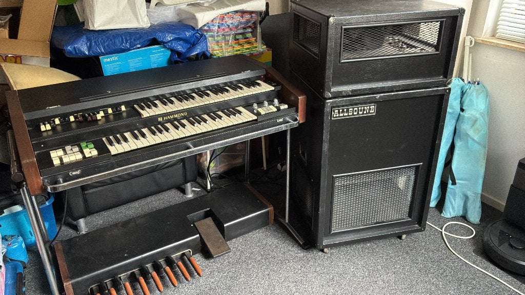 Hammond X5 + Allsound Leslie, Muziek en Instrumenten, Ophalen, Gebruikt, 2 klavieren, Hammondorgel