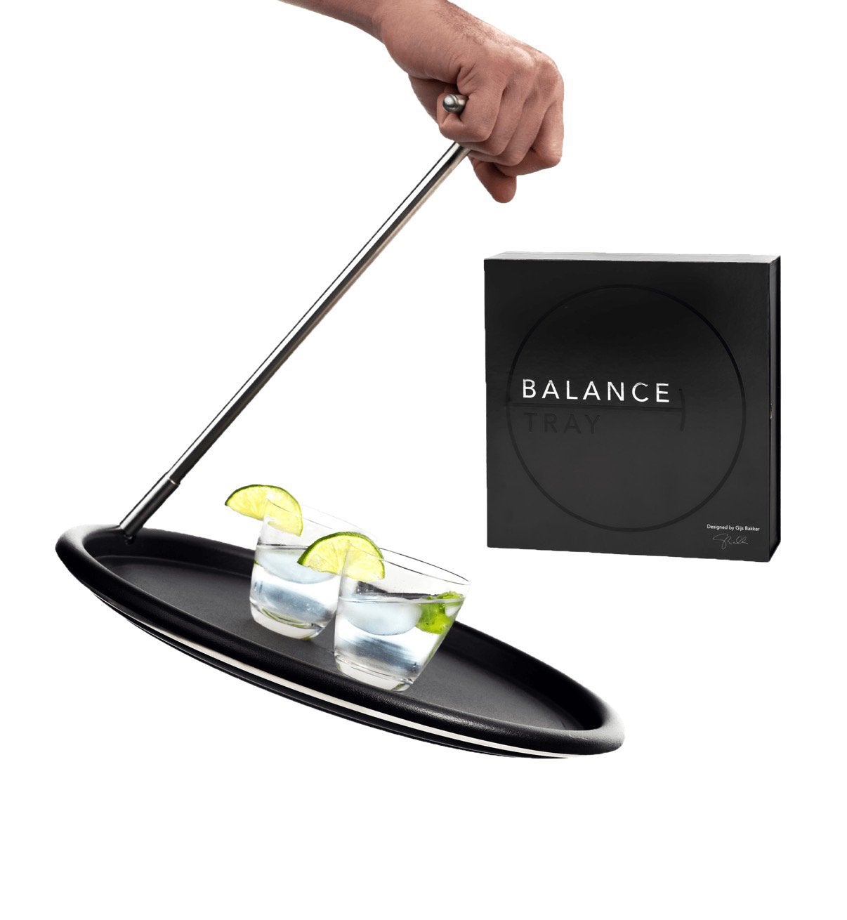 Balance Tray - Dutch Design Deluxe van Gijs Bakker., Ophalen of Verzenden, Zo goed als nieuw, Rond, Metaal