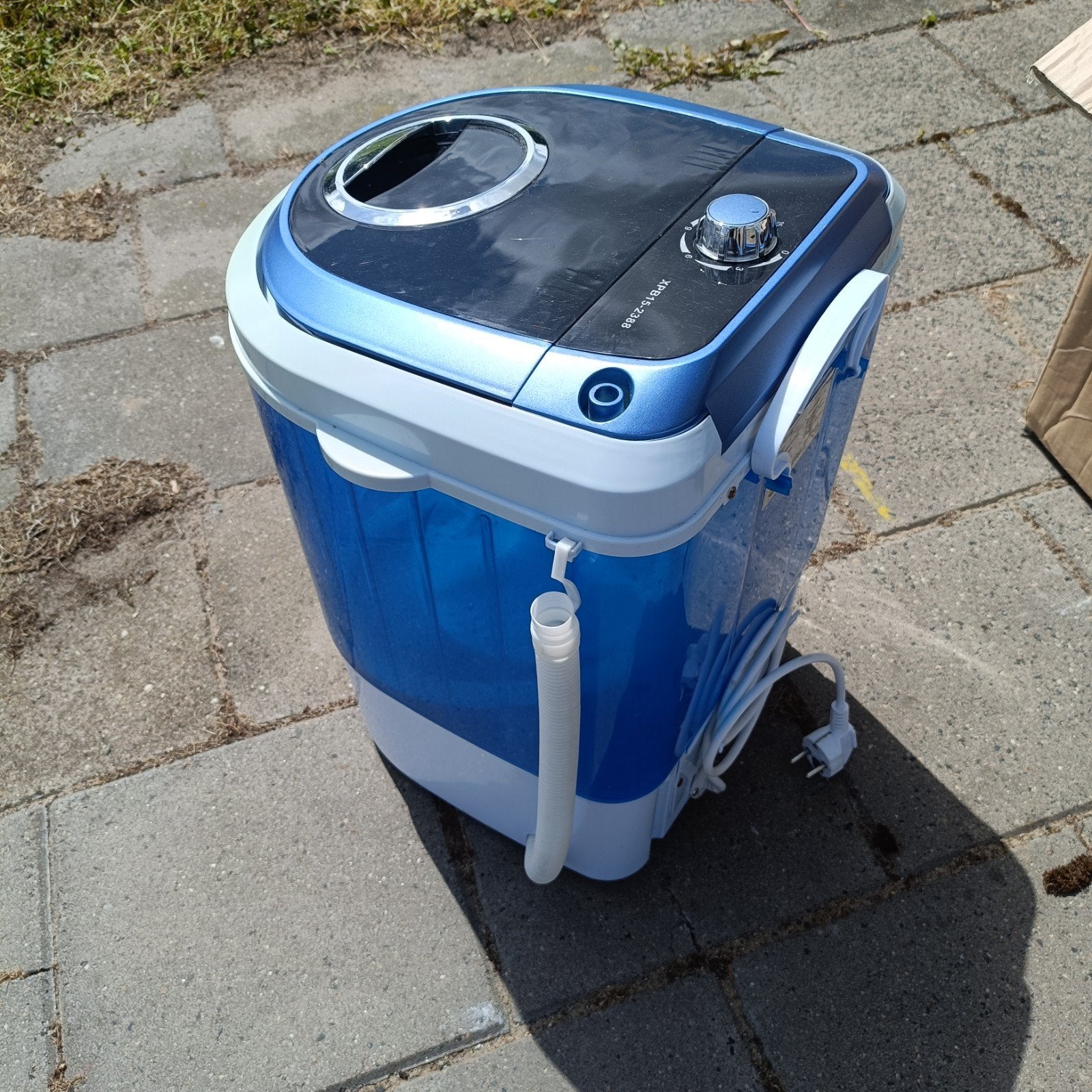 Compacte Mini Wasmachine XPB15-2388 - Ideaal voor Camping, Minder dan 1200 toeren, Minder dan 85 cm, Minder dan 4 kg, Bovenlader
