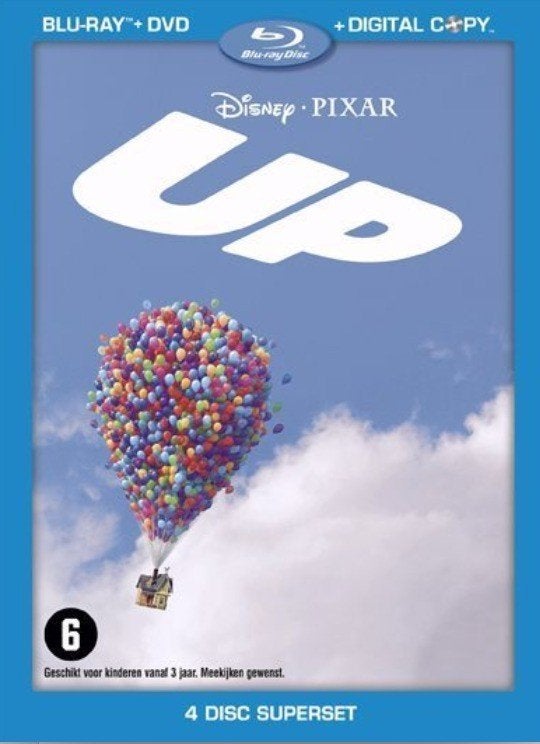 Blu ray + DVD + Digital Copy: Disney Pixar: Up, Alle leeftijden, Film, Ophalen of Verzenden, Blu-ray