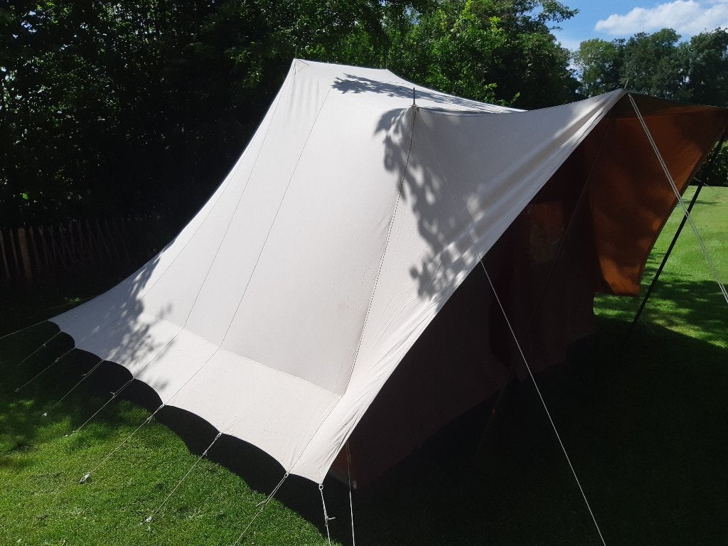 De Waard Zilvermeeuw met gordijnenset en 2 zijluifels.  MOOI, Caravans en Kamperen, Tenten, Ophalen of Verzenden, Gebruikt, Tot en met 4