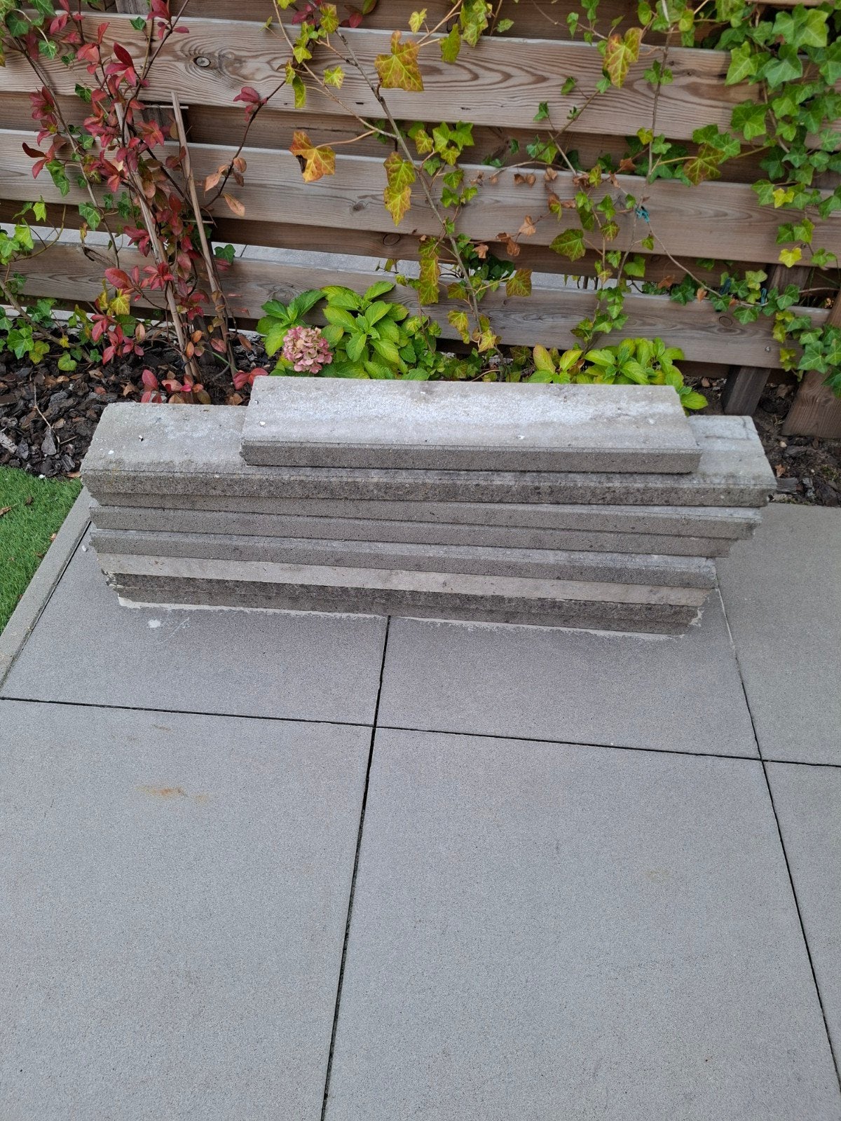 Opsluitbanden, gratis af te halen, Tuin en Terras, Bielzen en Borders, Ophalen, Gebruikt, Beton, Border