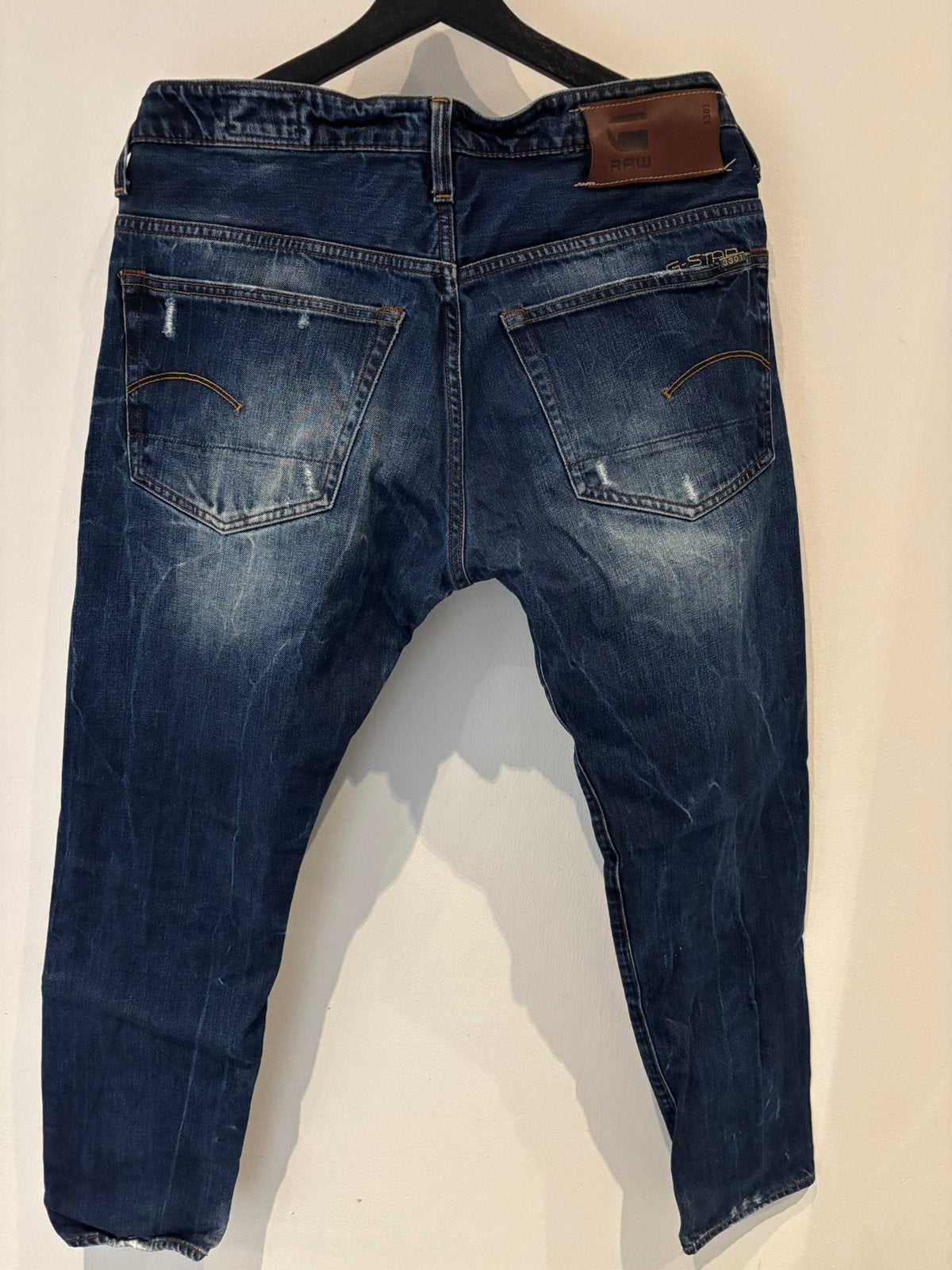 Mooie G Star 3301 maat  34/32, Ophalen of Verzenden, Zo goed als nieuw, Maat 46 (S) of kleiner, Blauw