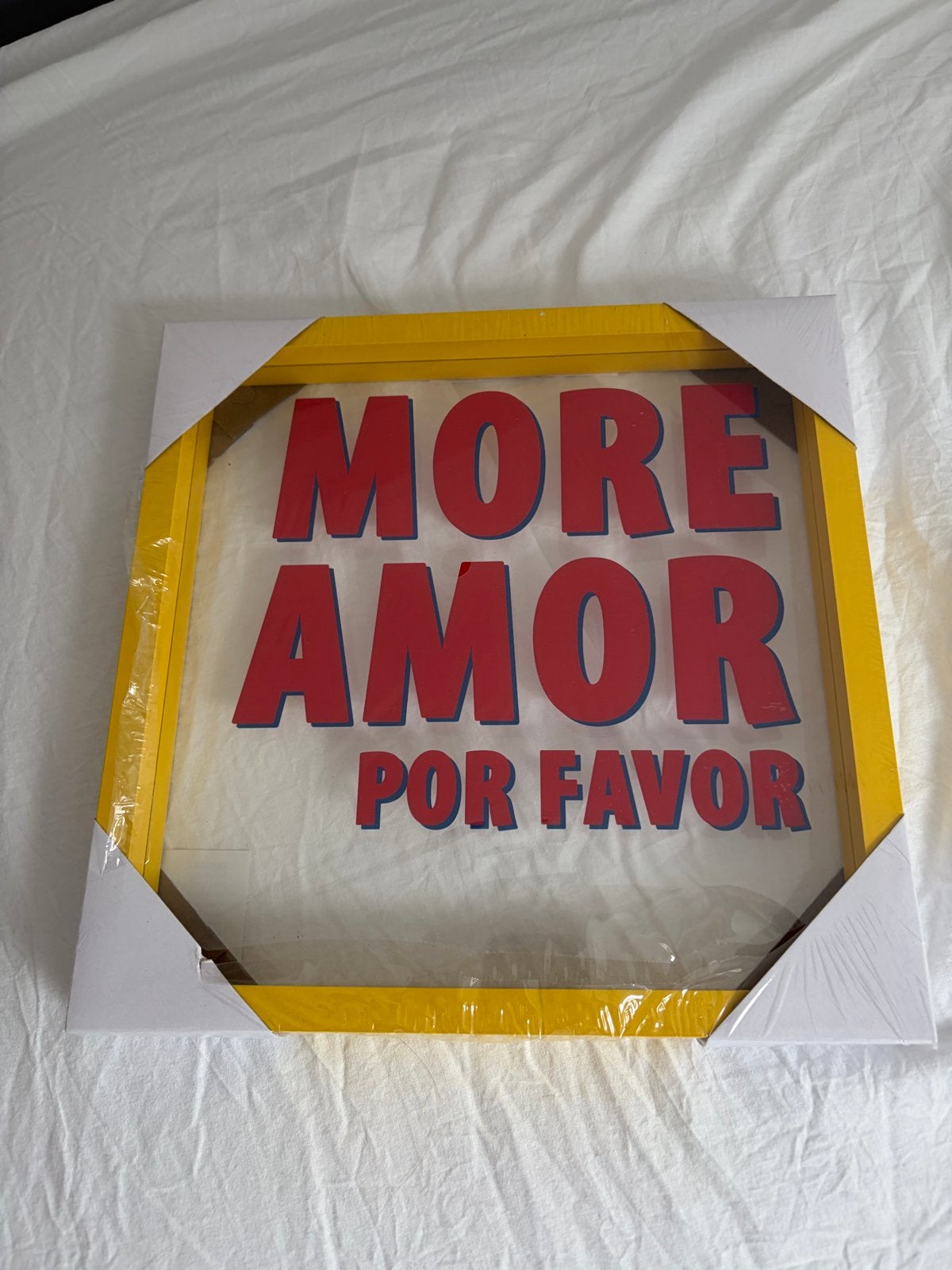 More Amor Por Favor - Ingelijste Print, Ophalen, Minder dan 50 cm, Nieuw, Print