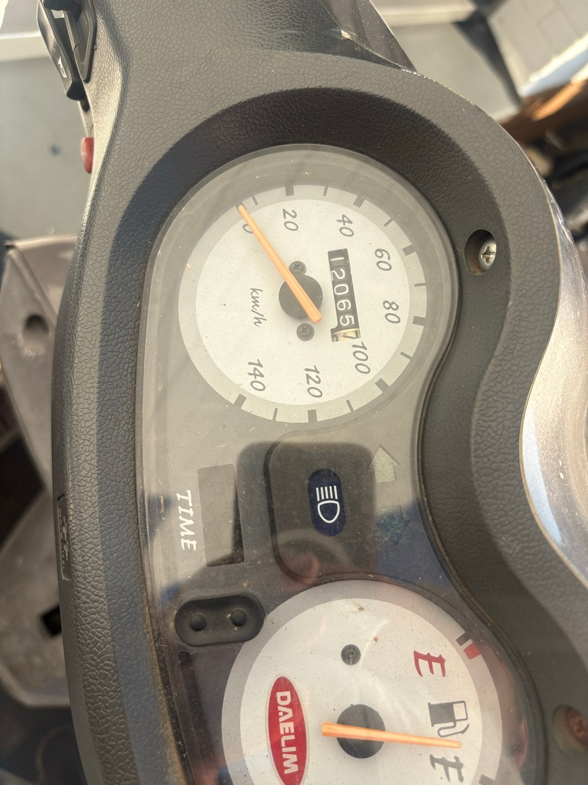 Daelim Time Scooter  125 cc, Ophalen of Verzenden, Gebruikt, Benzine