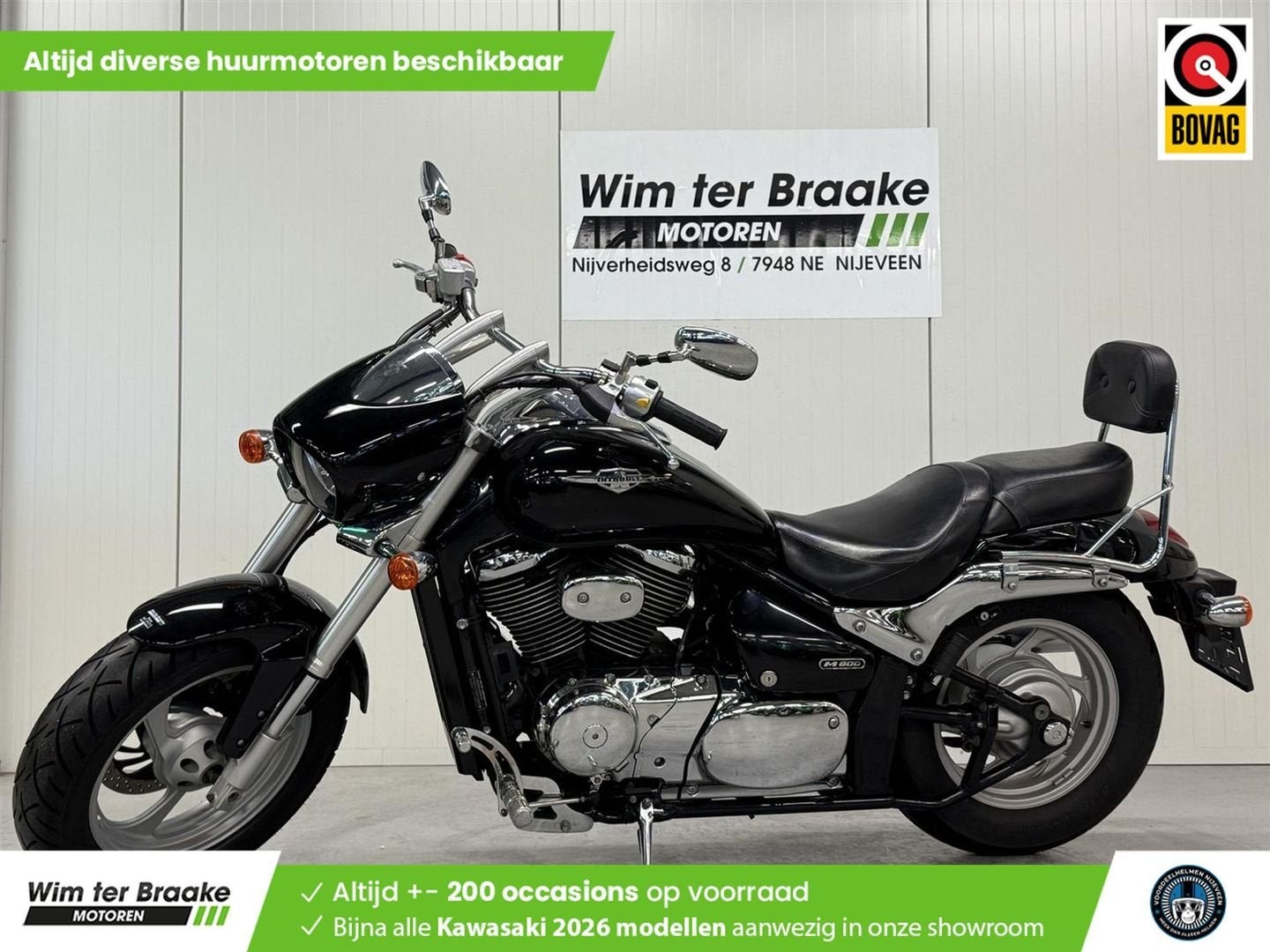 Suzuki VZ 800 Intruder (bj 2010), Motoren, Motoren | Suzuki, Suzuki, 2 cilinders, 805 cc, Bedrijf