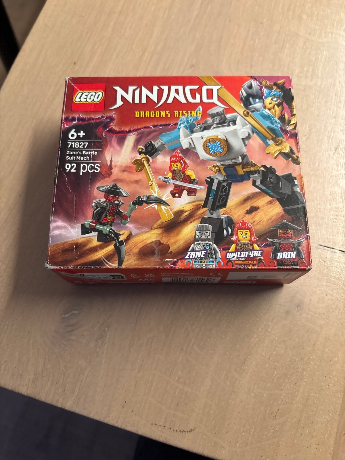 LEGO Ninjago 71827 Zane's Battle Suit Mech (Nieuw), Lego, Nieuw, Ophalen of Verzenden, Ongeopend/sealed