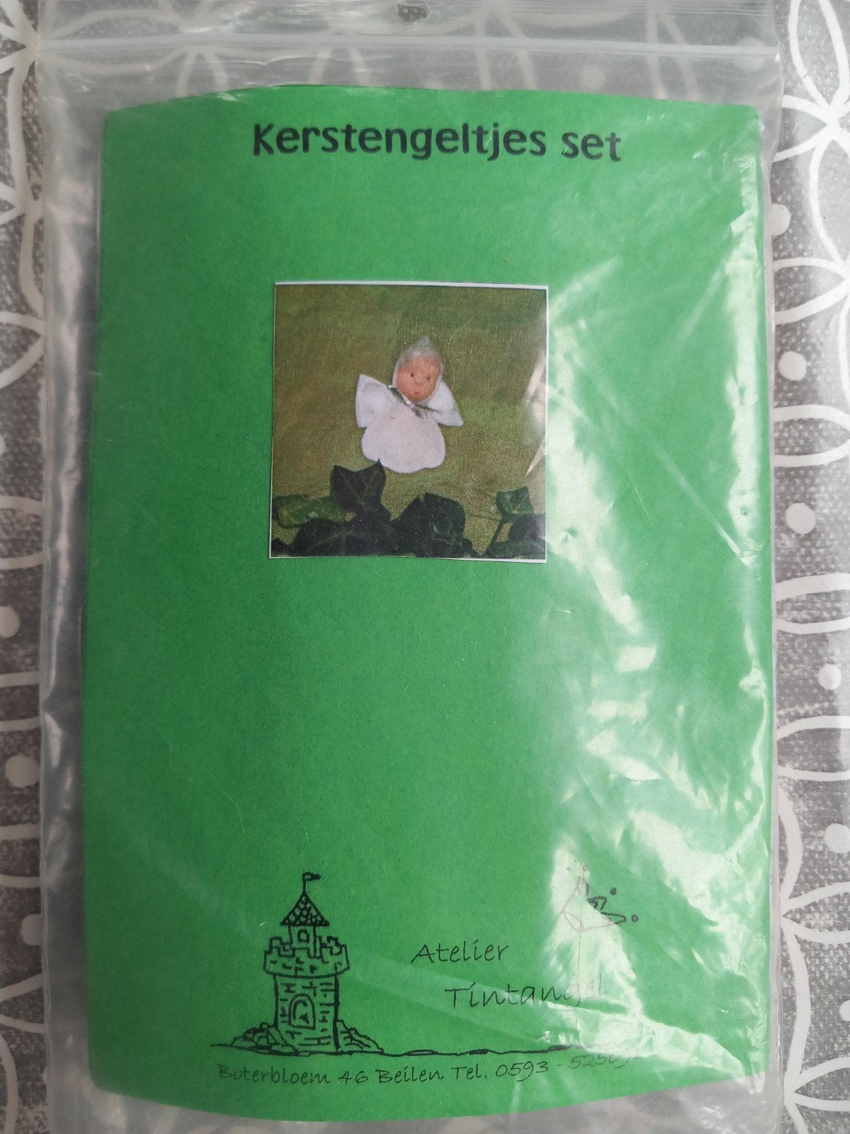 Viltpakket Atelier Tintangel - Kerstengeltjes set, Hobby en Vrije tijd, Vilt, Ophalen of Verzenden, Nieuw, Figuurtje(s), Wolvilt