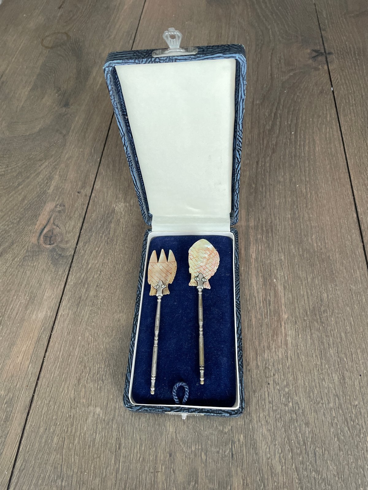 Vintage Salade Bestek Set in Doosje, Ophalen of Verzenden