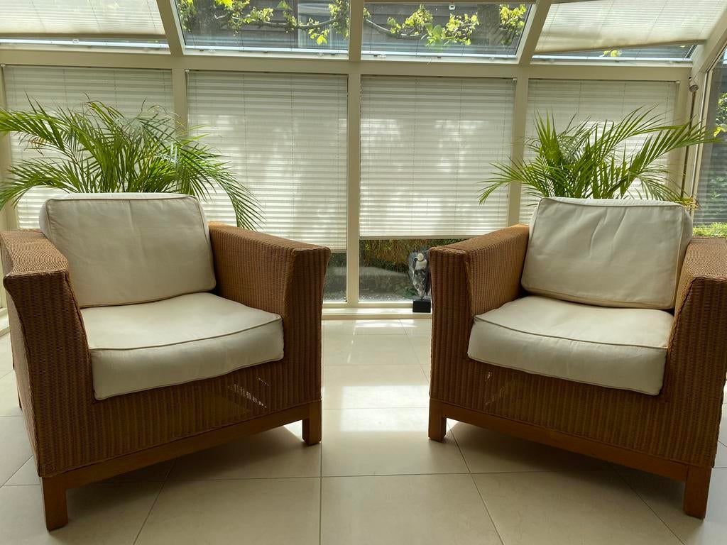 fauteuils rotan, Ophalen, Zo goed als nieuw, 75 tot 100 cm, Riet of Rotan