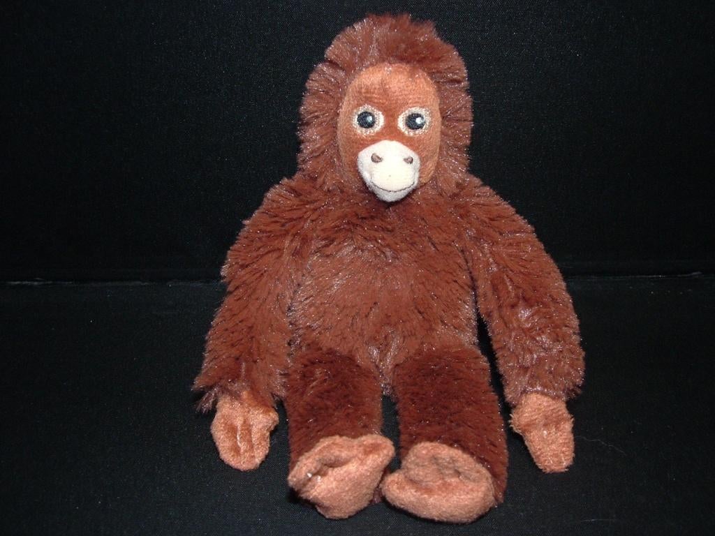 IKEA AAP DJUNGELSKOG ORANG OETAN KLEIN PLUCHE ROODBRUIN, Kinderen en Baby's, Speelgoed | Knuffels en Pluche, Ophalen of Verzenden