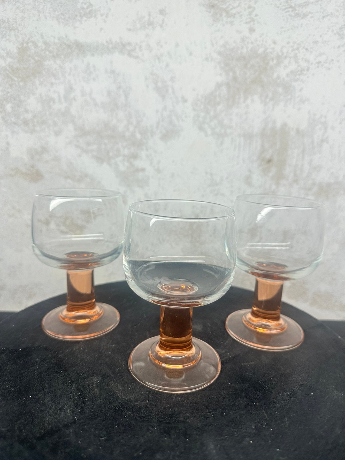 Vintage Luminarc France Wijnglazen - Set van 3, Ophalen of Verzenden