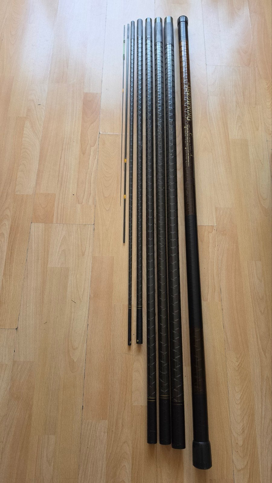 Browning vaste hengel 9.5m, Ophalen, Gebruikt, Vaste hengel