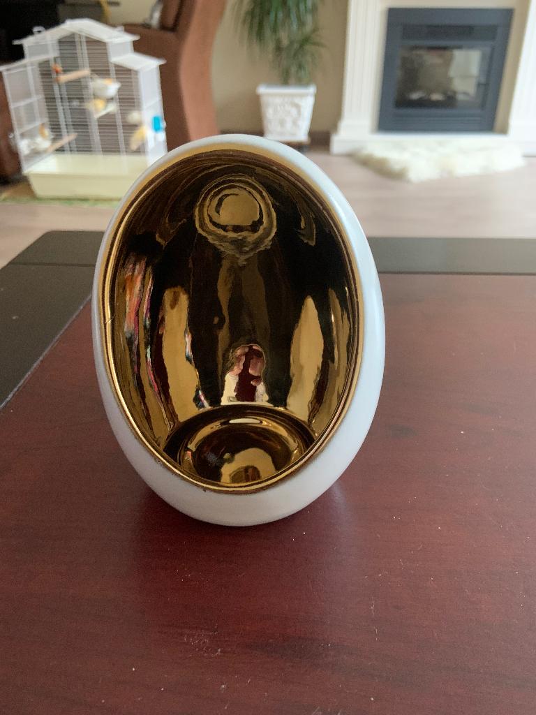 Kaarshouder egg voor €4, Ophalen, Zo goed als nieuw, Wit, Overige materialen