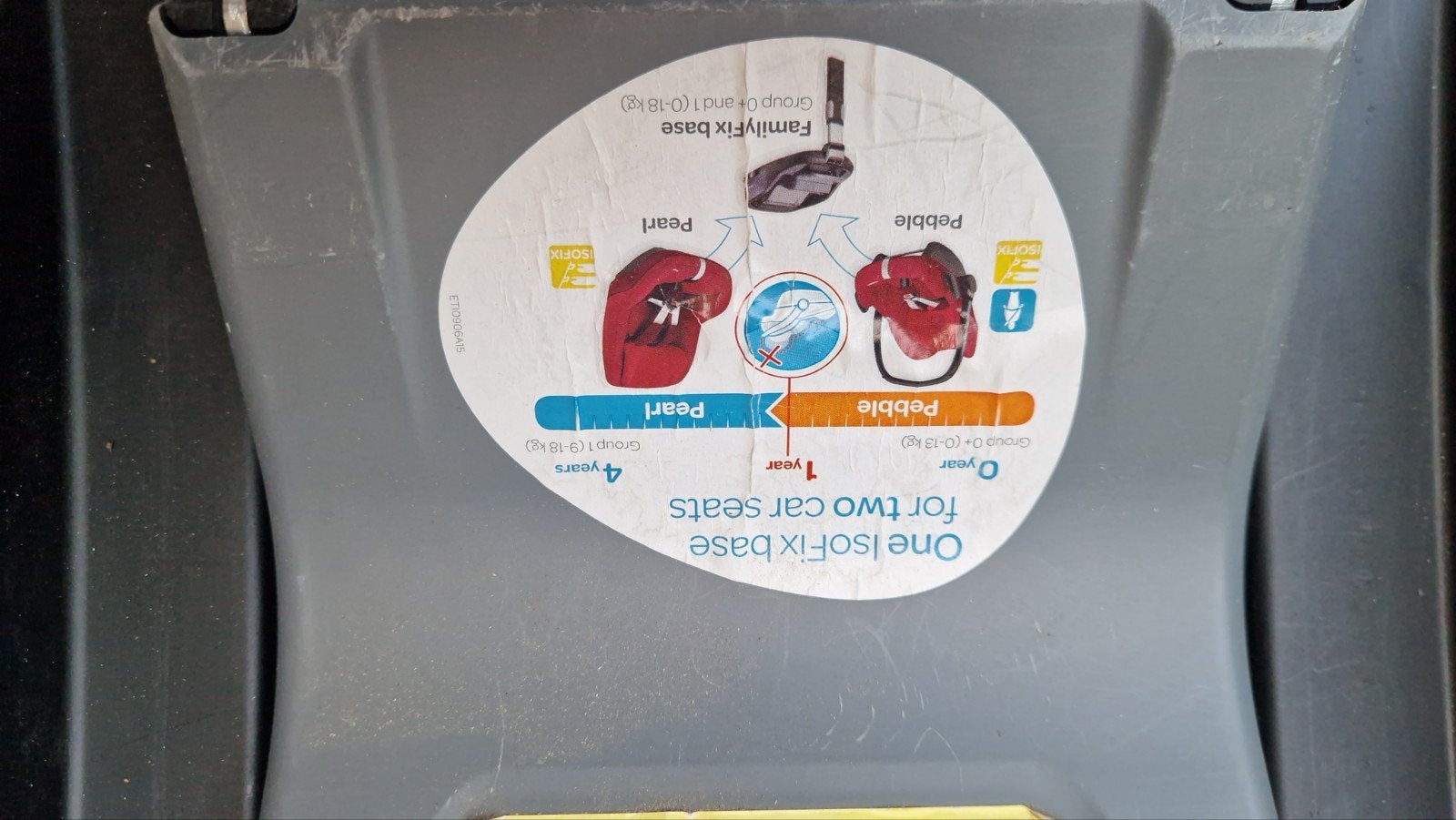 Maxi-Cosi FamilyFix Isofix Base - nette staat, Ophalen, Gebruikt, 0 t/m 18 kg, Isofix