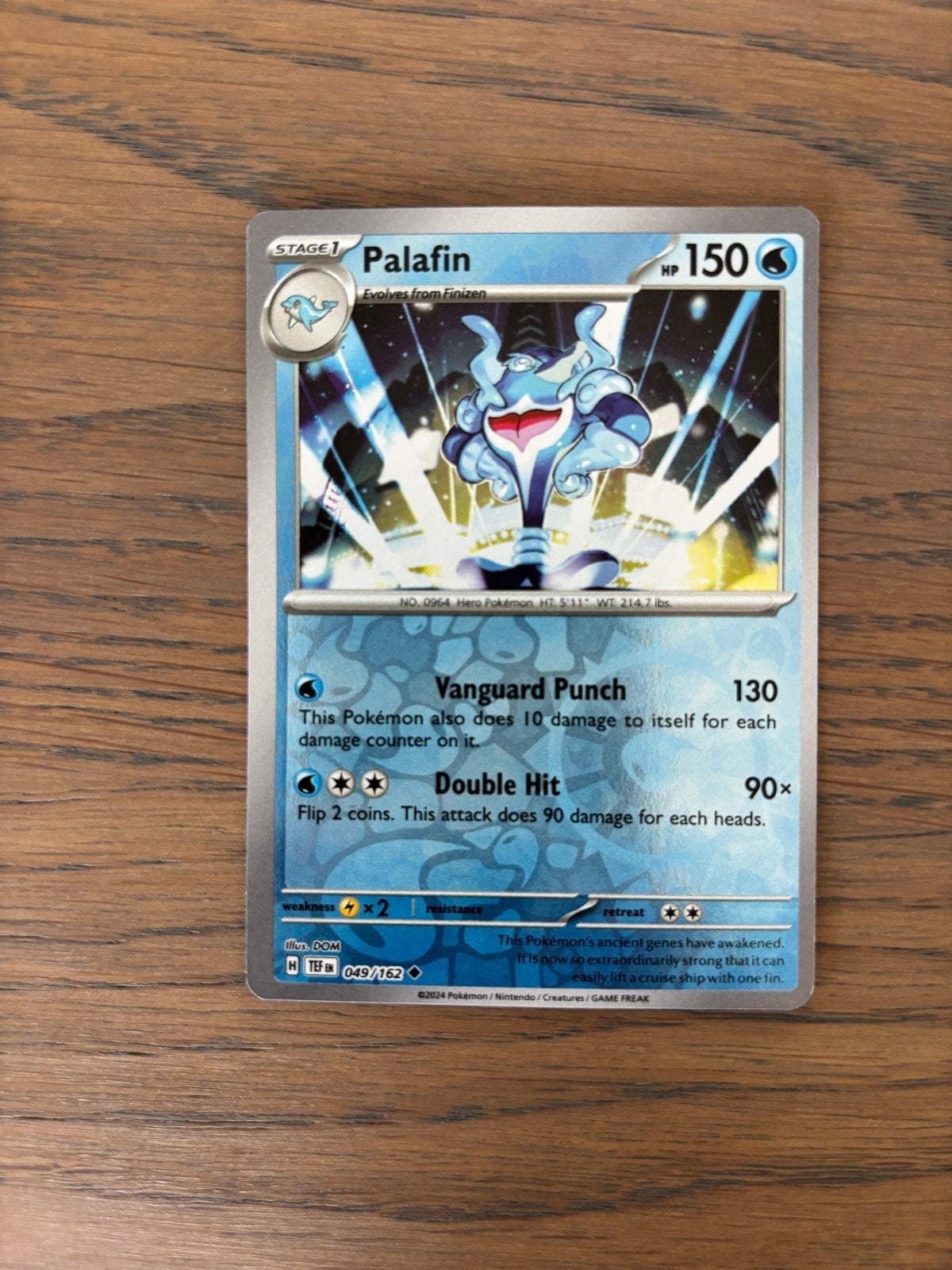 Pokémon Palafin kaart (049/162) - Nieuwstaat, Ophalen of Verzenden, Nieuw, Losse kaart