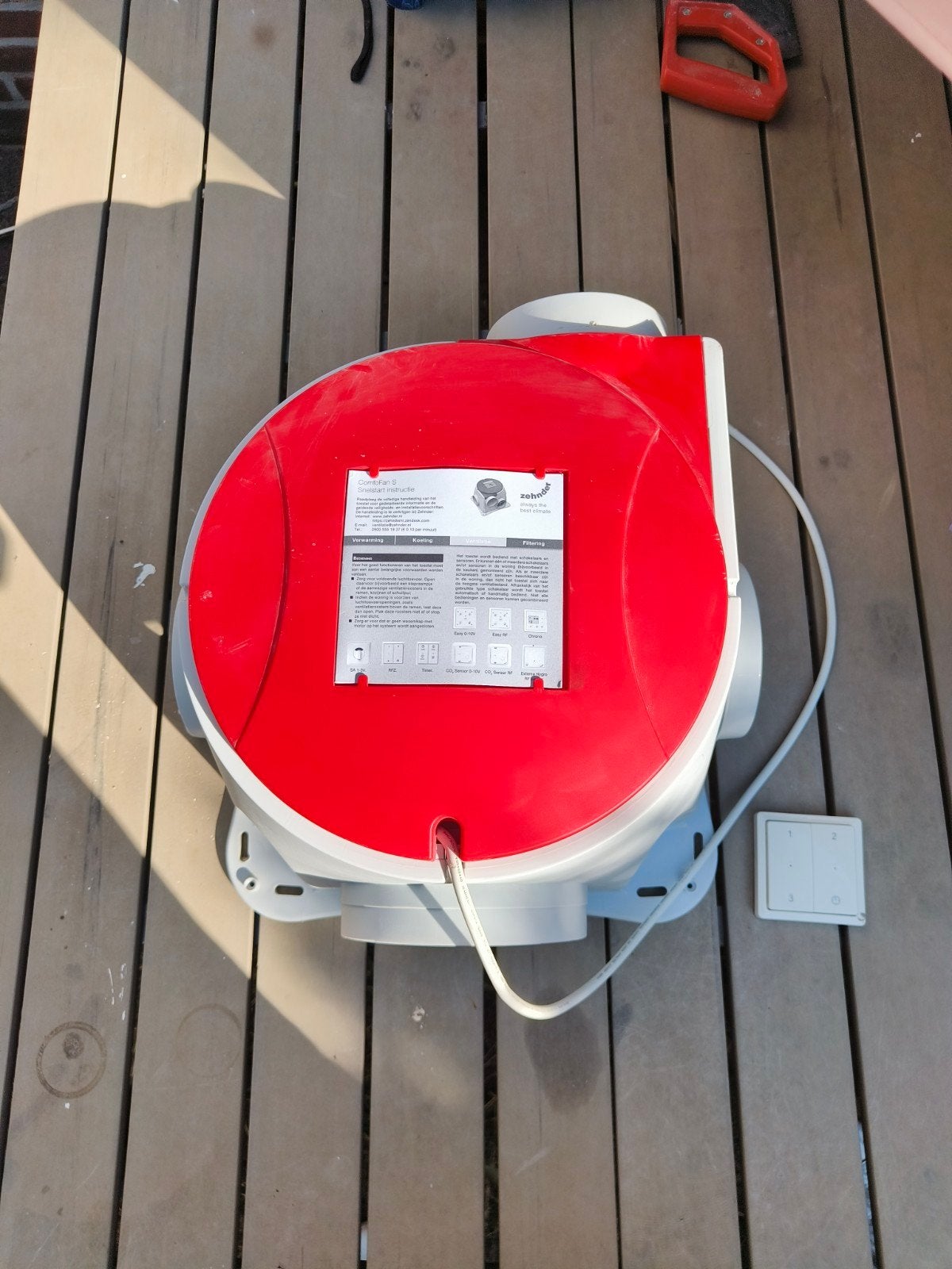 Ventilatie box zehnder comfofan s, Doe-het-zelf en Verbouw, Ventilatie en Afzuiging, Ophalen, Zo goed als nieuw, Ventilator en Afzuiger