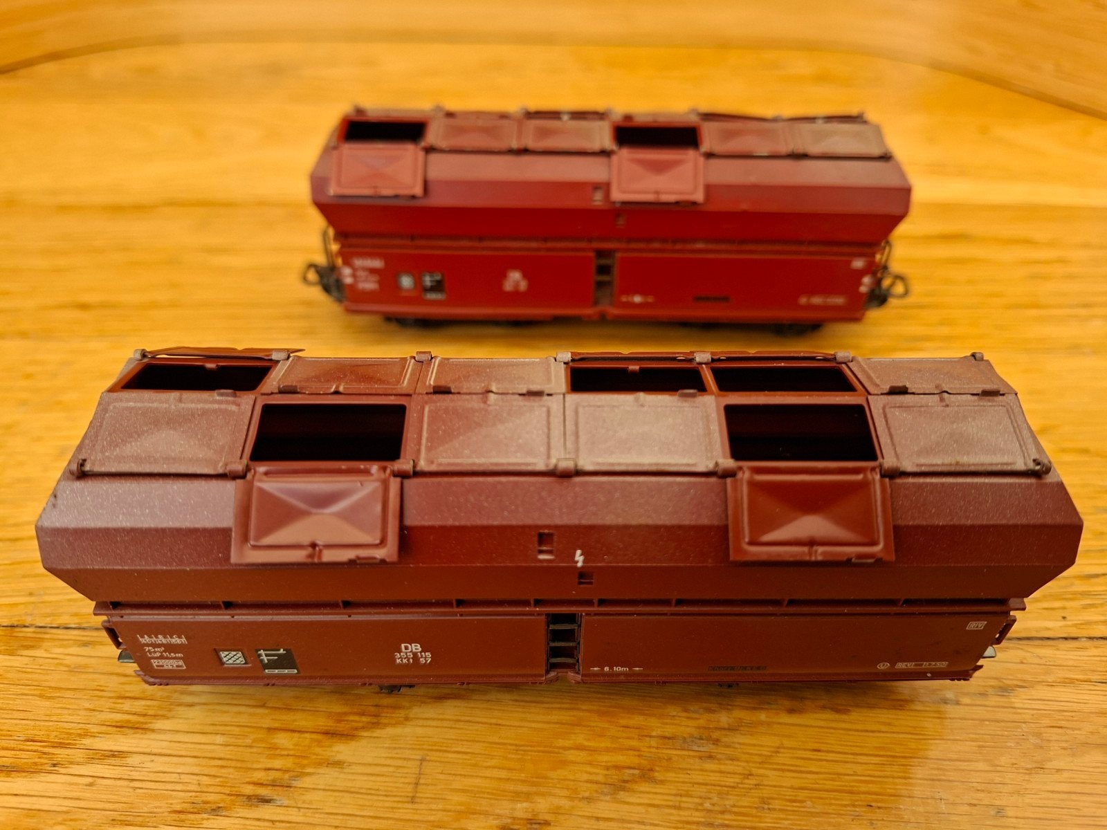 Märklin 4626 klapdeksel wagen wagon H0 trein locomotief rail, Wisselstroom, Wagon, Ophalen of Verzenden, Zo goed als nieuw