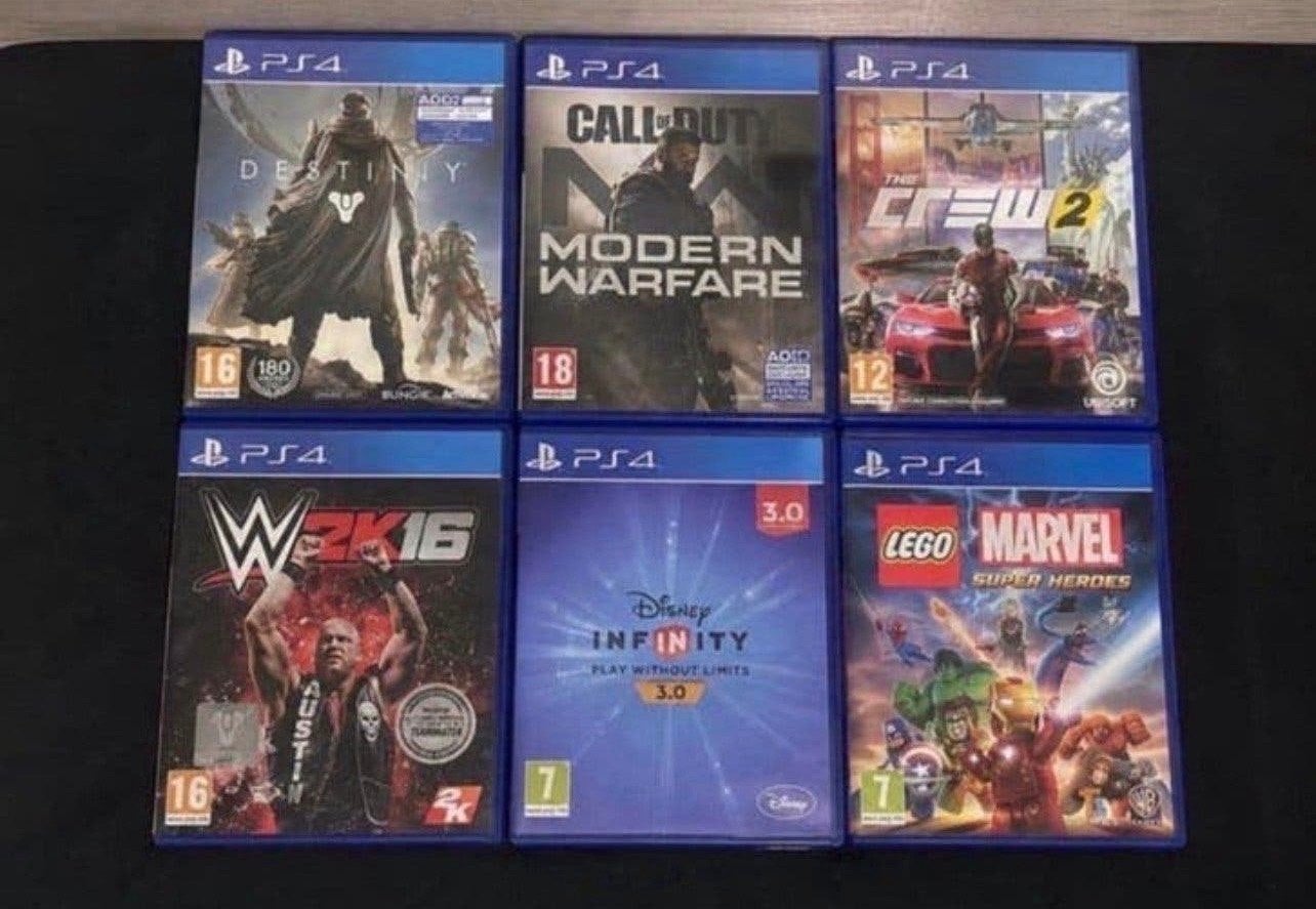 PS4 Spellen Bundel €20 (alleen verzenden), Spelcomputers en Games, Verzenden, Gebruikt, Overige genres, Vanaf 18 jaar
