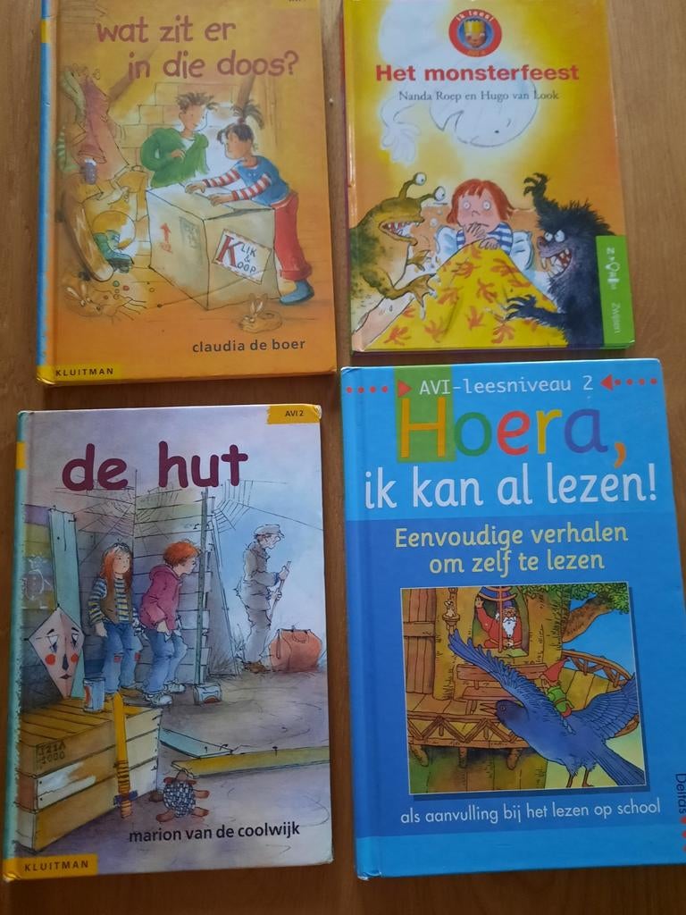 4 leuke kinderboeken
AVI 1, 2x AVI2, 1xAVI4 totaal 14 euro, Ophalen of Verzenden, Zo goed als nieuw