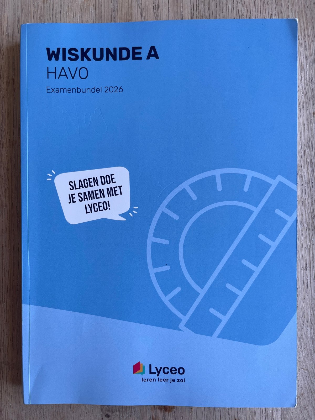 Wiskunde A HAVO Examenbundel 2026 Lyceo, Ophalen of Verzenden, Zo goed als nieuw, HAVO, Wiskunde A