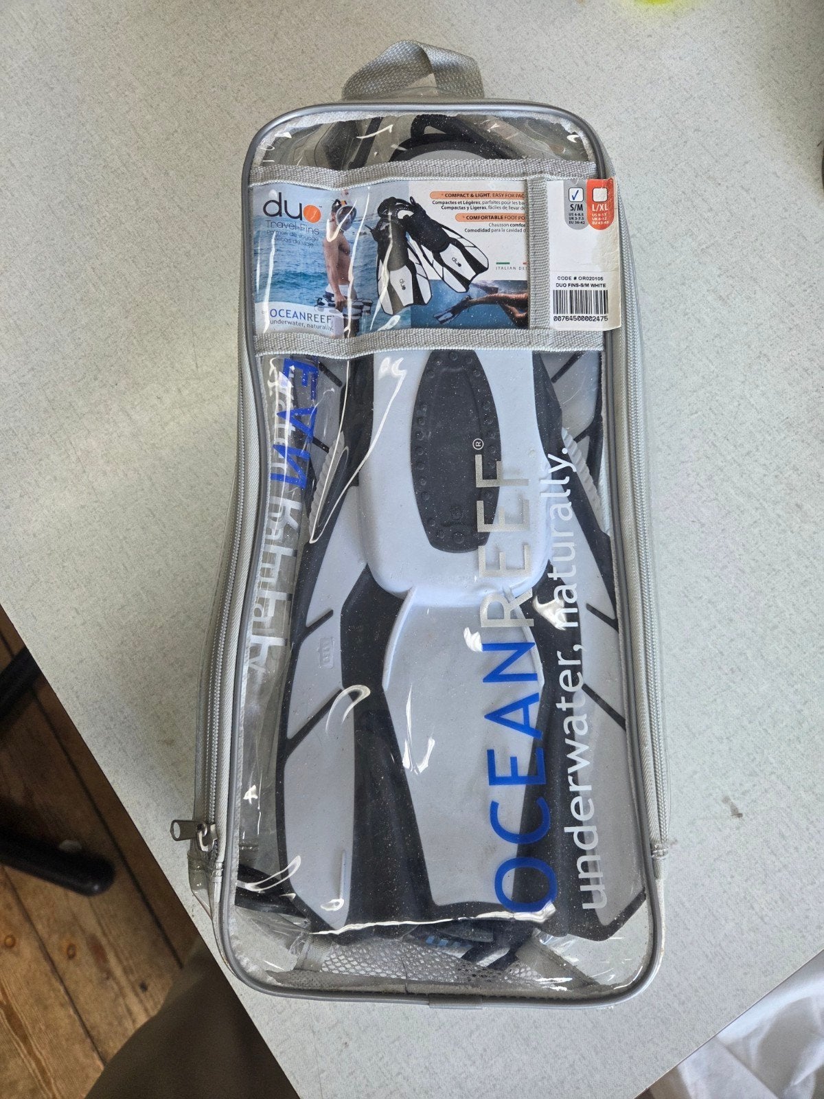 Ocean Reef Duo Travel Fins., Ophalen of Verzenden, Zo goed als nieuw, Zwem- of Duikvliezen