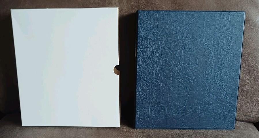 HB Muntenalbum NIEUW Blauw incl. 5 muntbladen, Ophalen of Verzenden, Verzamelmap
