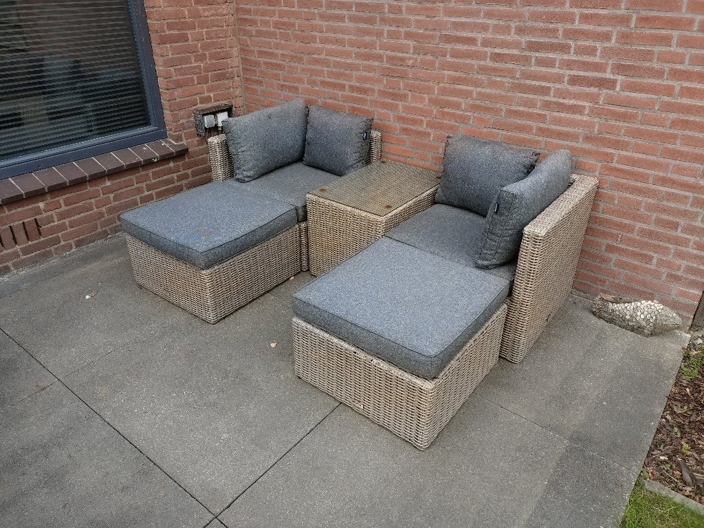 5-delige loungeset, merk "Lanterfant", Overige materialen, Zo goed als nieuw, Loungeset, Bank