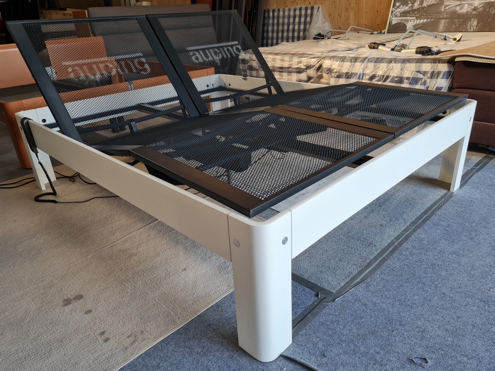 VOL ELEKTRISCHE AUPING AURONDE 180-220 EXTRA LANG, Gebruikt, ., Wit, Akbedden