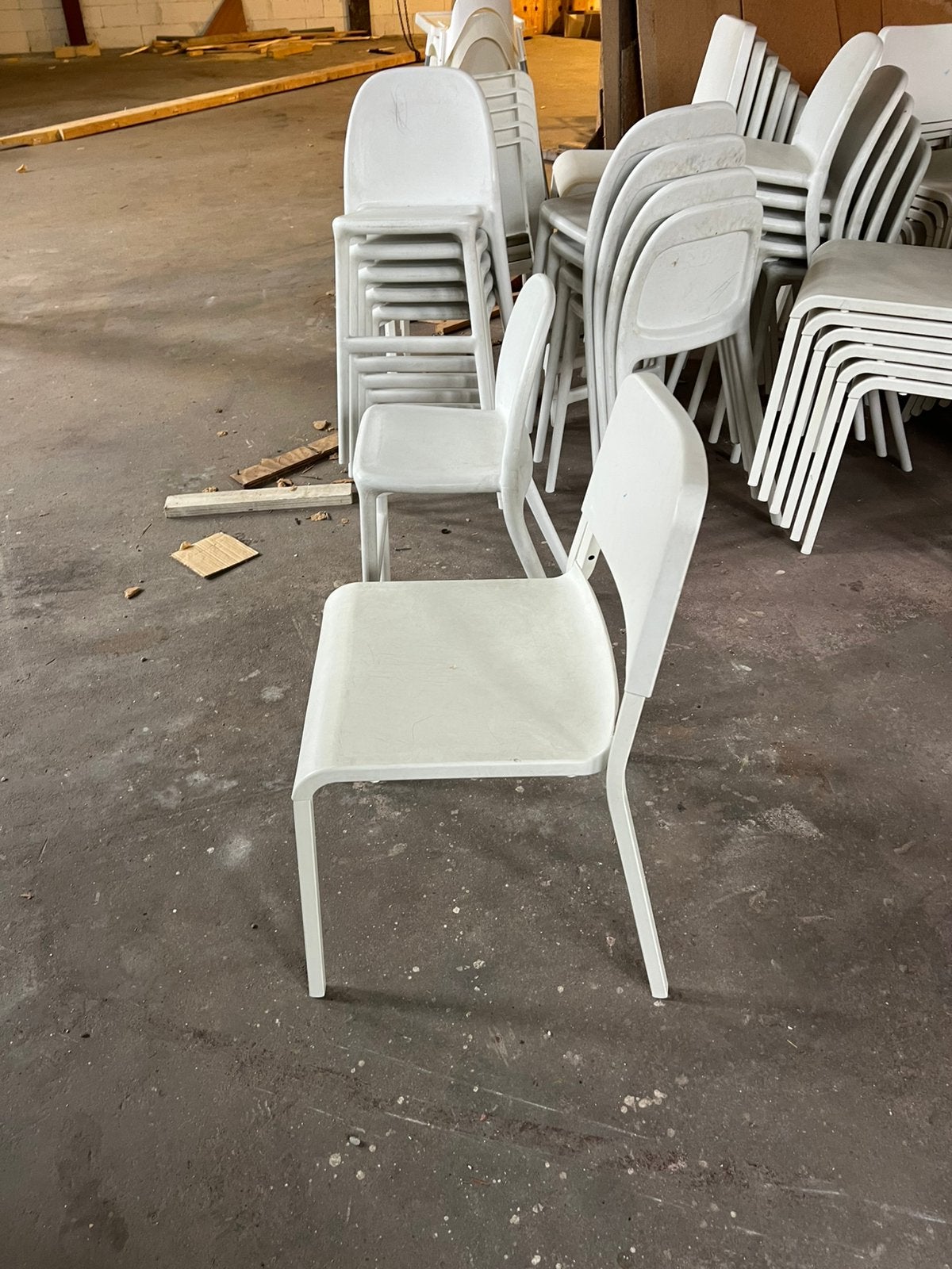 Eetkamerstoel, terrasstoel, Ikea stoel, Ophalen, 50 tot 100 cm, Zo goed als nieuw, Vijf personen of meer