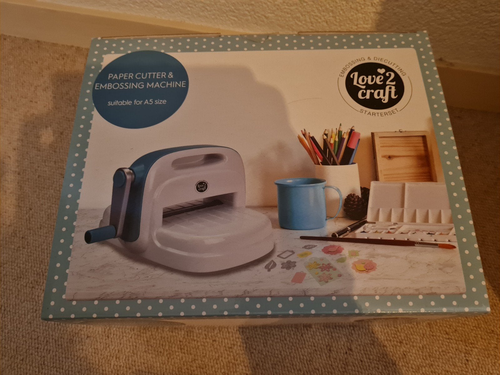 nieuwe cutting en embossing machine, Love 2 Craft, Ophalen, Nieuw