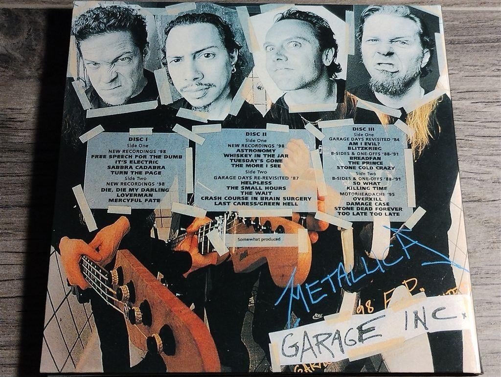 Metallica - Garage Inc [2 CD Cardboardsleeve], Ophalen of Verzenden, Zo goed als nieuw