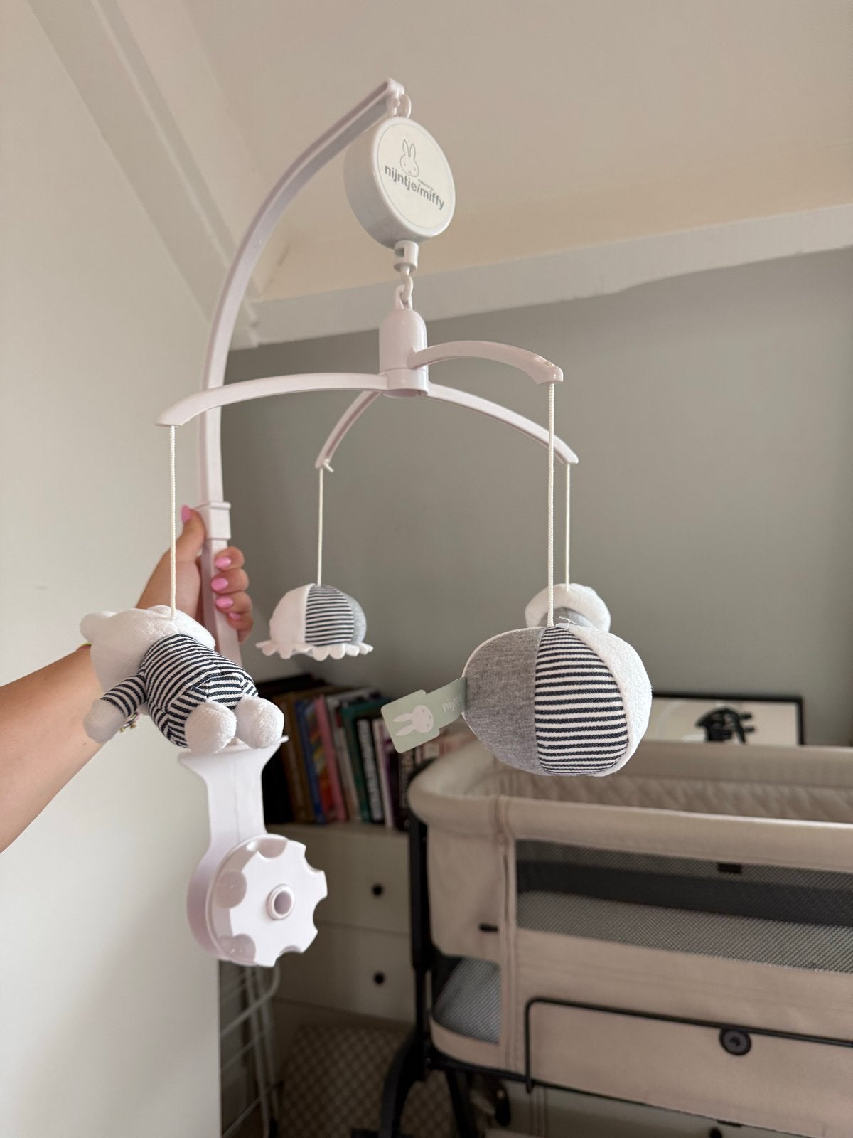 Nijntje Muziek Mobiel, Kinderen en Baby's, Speelgoed | Babyspeelgoed, Ophalen, Zo goed als nieuw, Mobiel, Met geluid