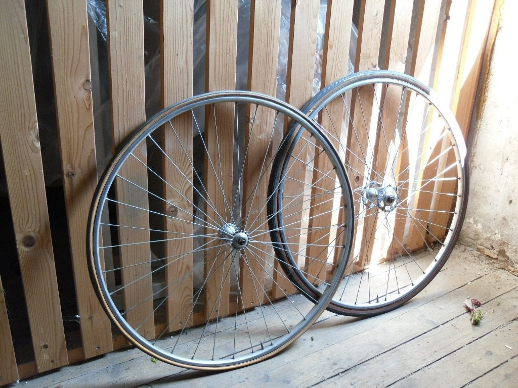 Klassieke tubewielen en velgen, Campagnolo en Mavic, Ophalen, Gebruikt, Racefiets
